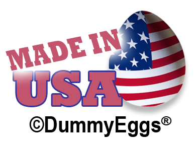 The image features a graphic with the phrase made in usa in bold, red letters on a white background, partially overlapping a round egg decorated like the american flag. the design uses red, white, and blue colors prominently.