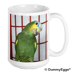 Photo of Blue Fronted Amazon Parrot for Bird Lovers
on premium white glossy mug, perfectly weighted in large 15oz size